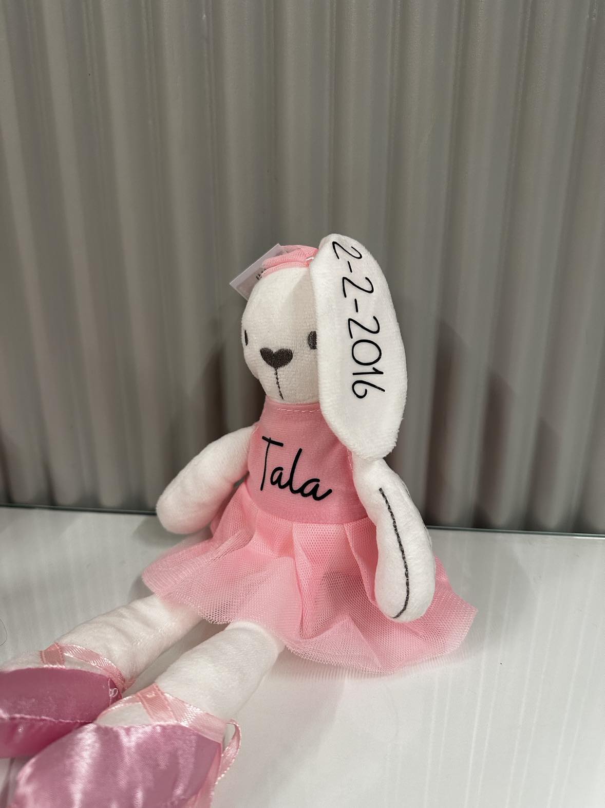 Personalized Plush Bunny
