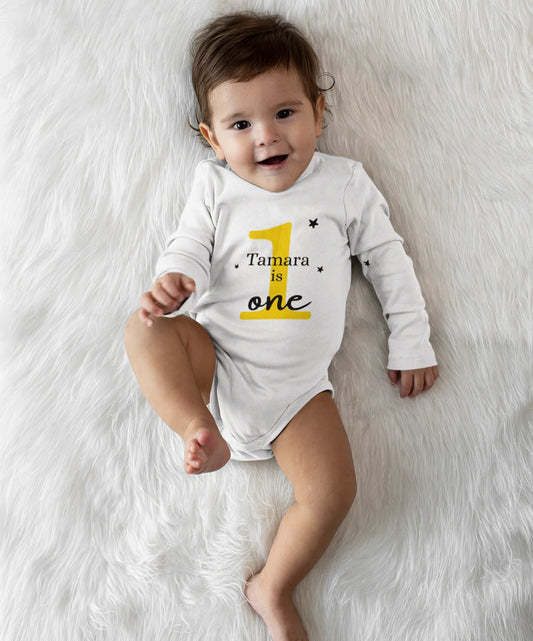 Birthday bodysuits