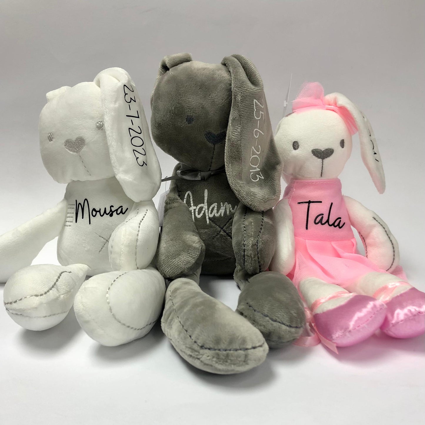 Personalized Plush Bunny