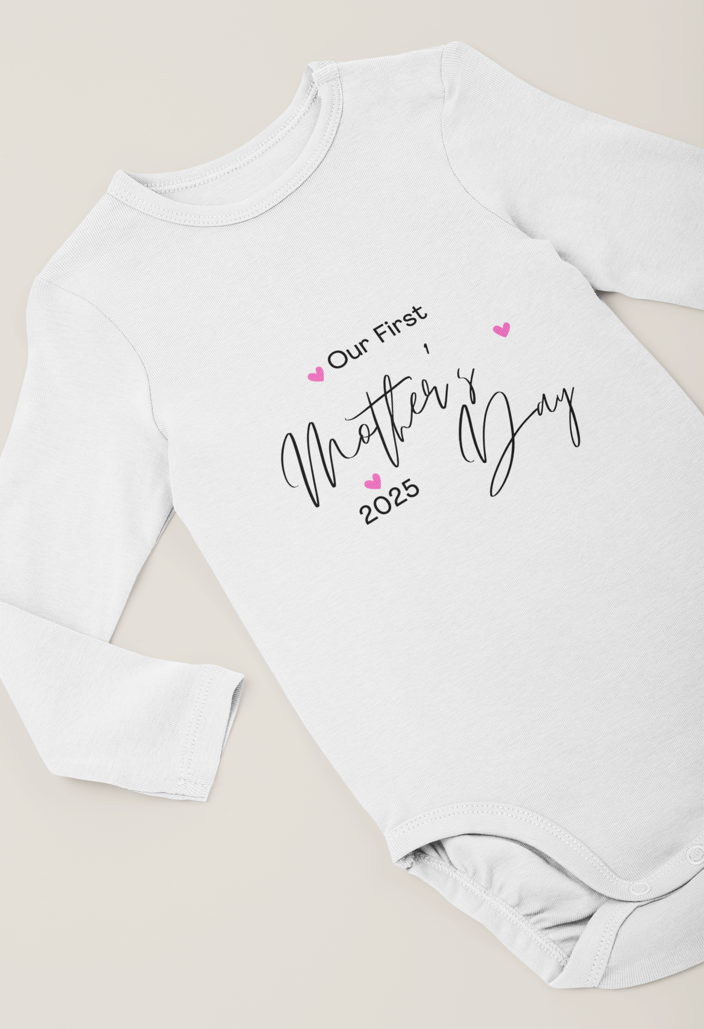 Matching Our First Mother's Day T-shirt/babysuits