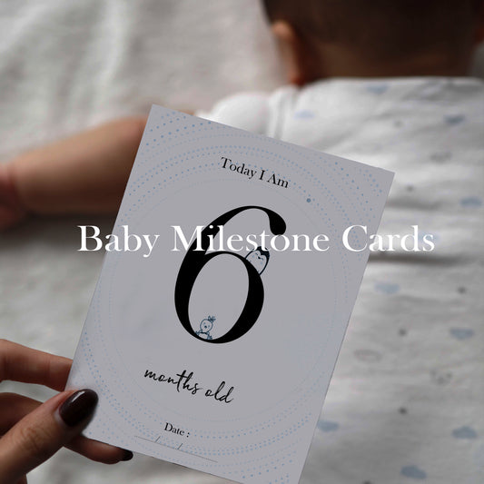 Baby milestone cards
