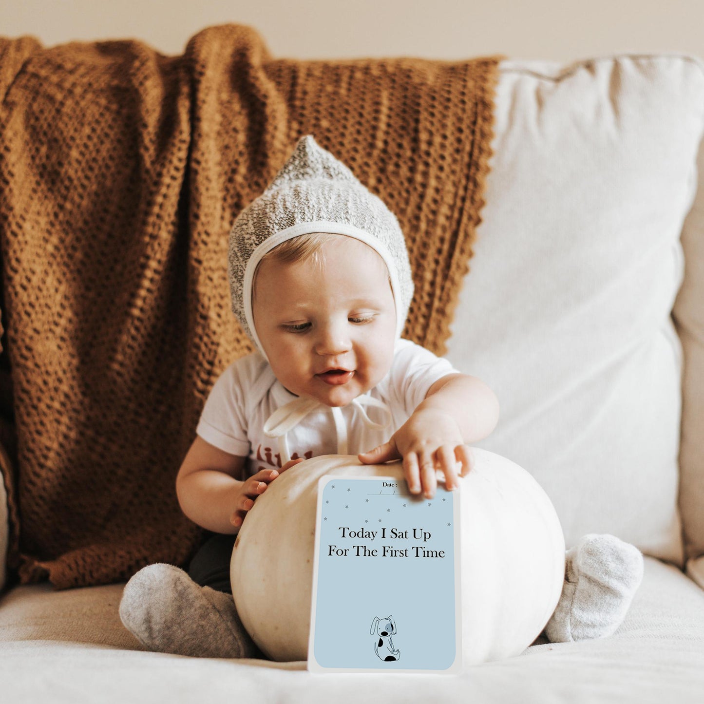 Baby milestone cards