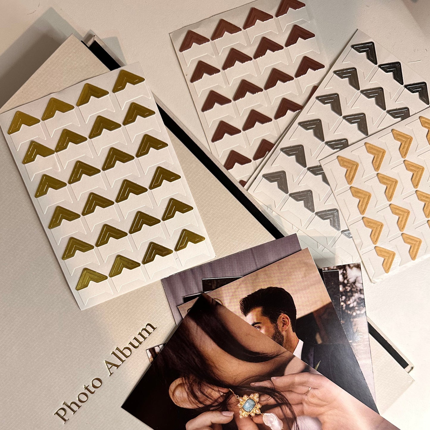 Photo corner sticker