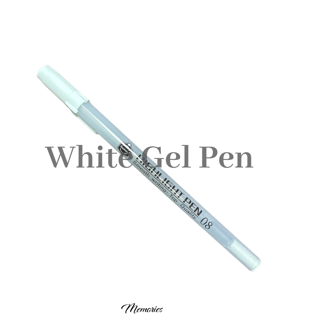 White gel pen