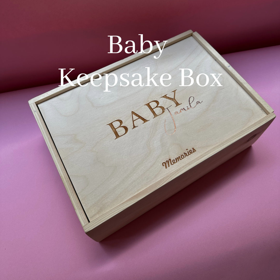 Baby keepsake box