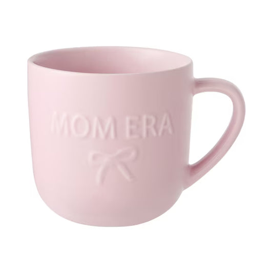 MOM soft pastel pink mug