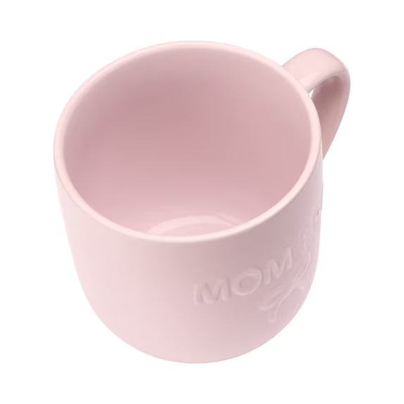 MOM soft pastel pink mug