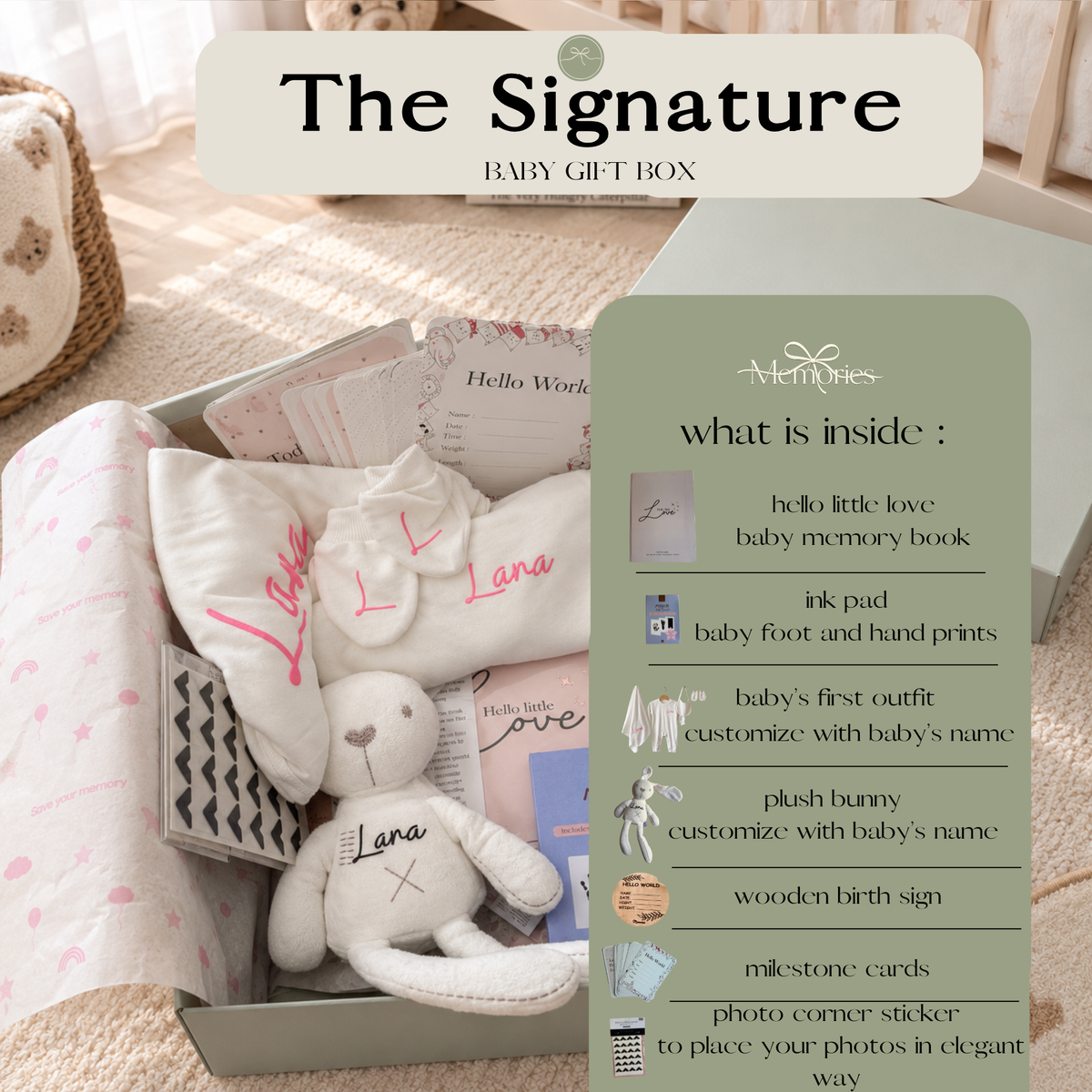 The signature baby gift box