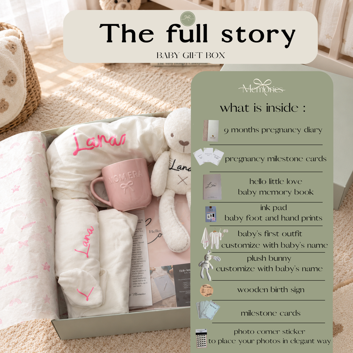 The full story baby gift box