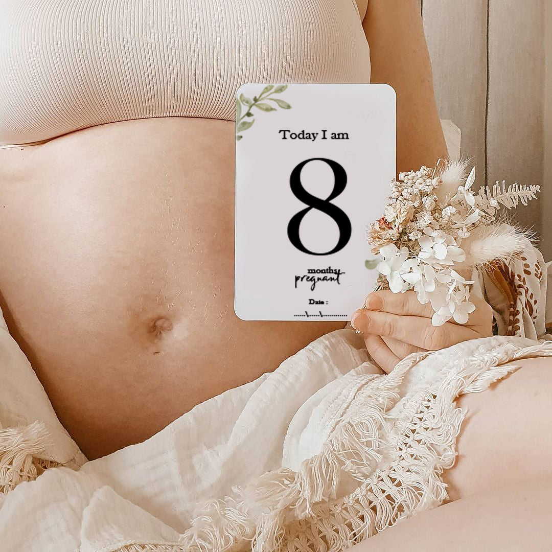 pregnancy milestone cards